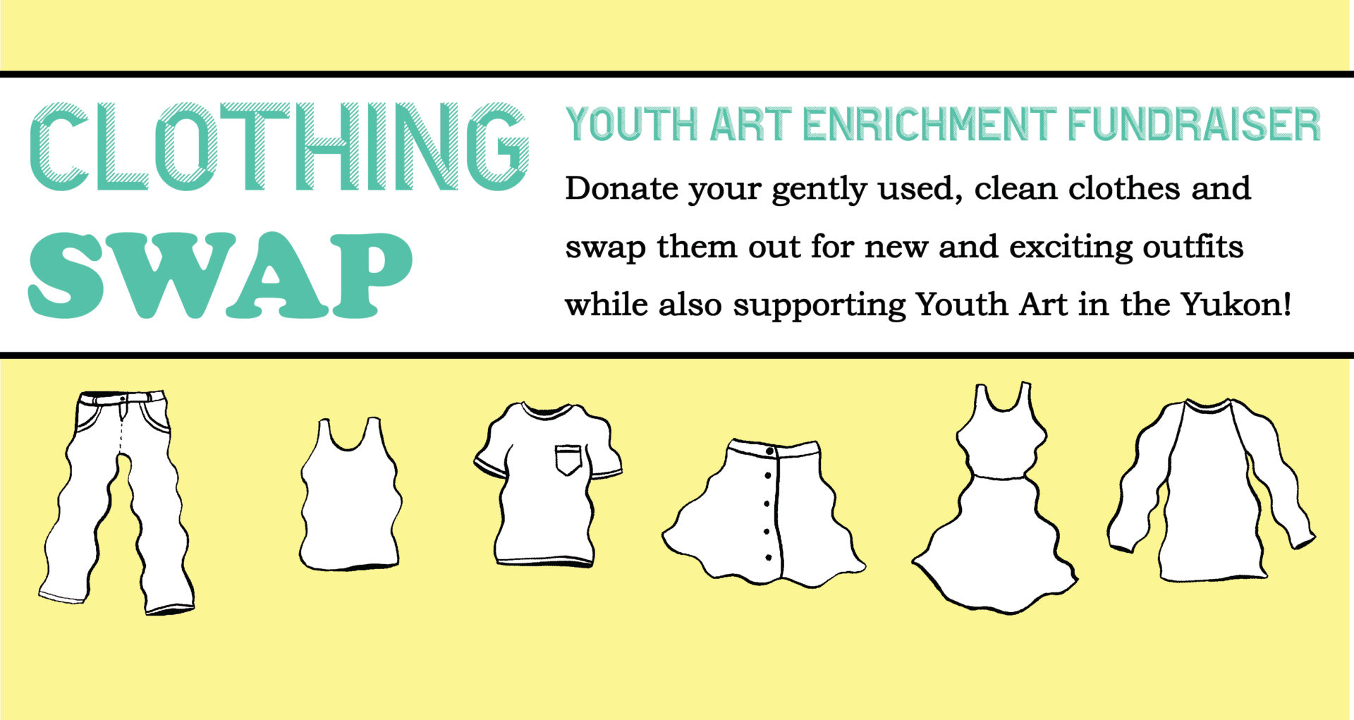 Clothing Swap! Feb 16th! A Youth Art Enrichment Fundraiser! KIAC