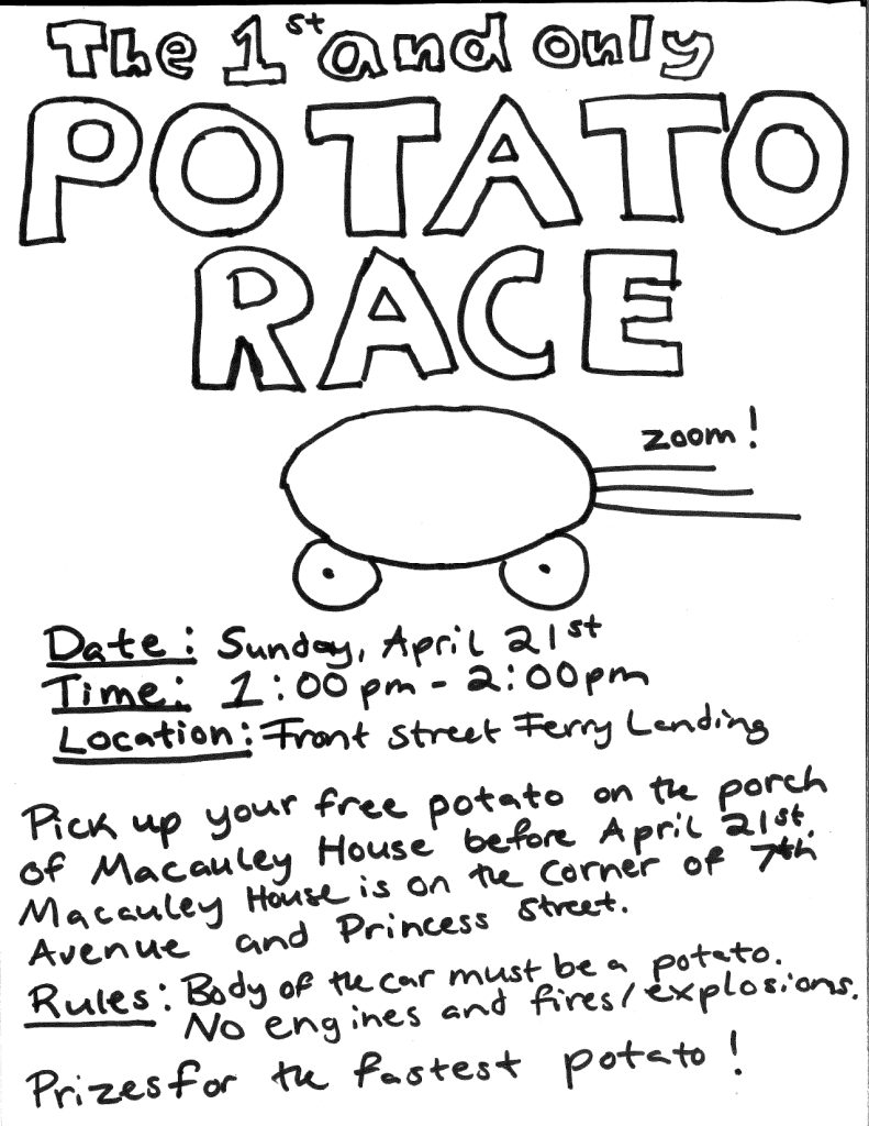 First and ONLY Potato Race!