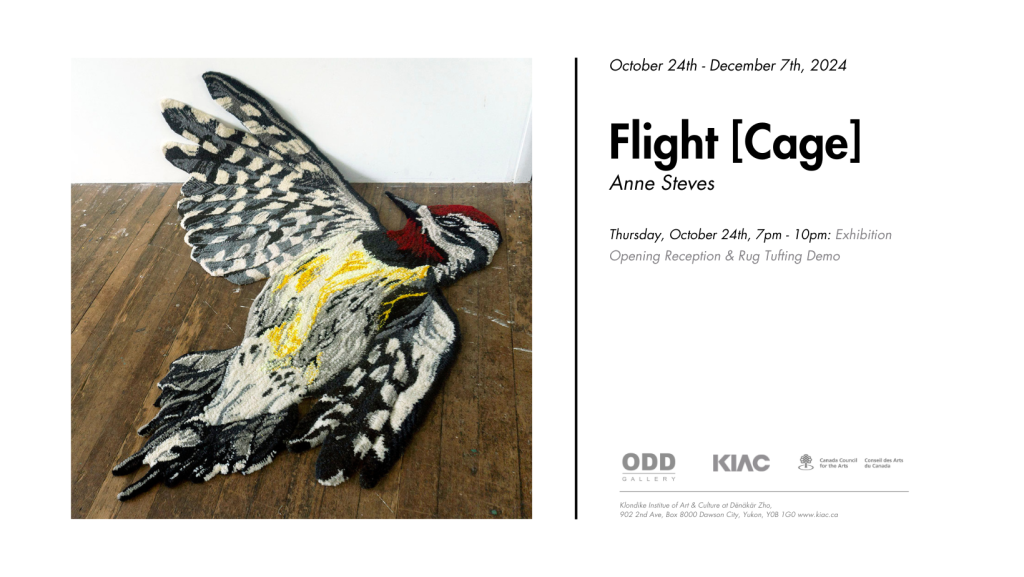 ANNE STEVES  |  FLIGHT [CAGE] Opening Reception & Artist Talk + Rug Tufting Demonstration