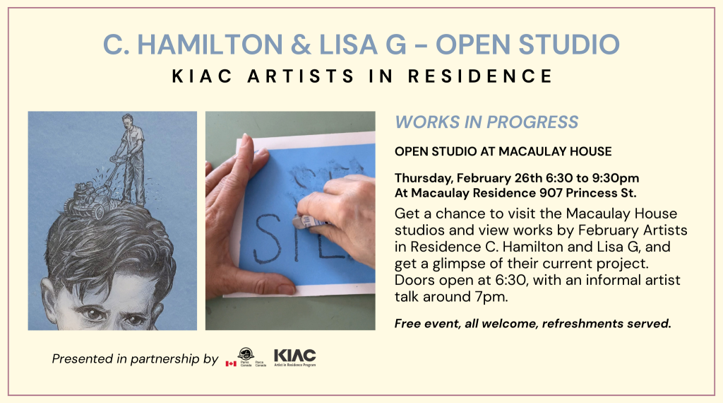 Works in Progress – Open Studio at Macaulay House